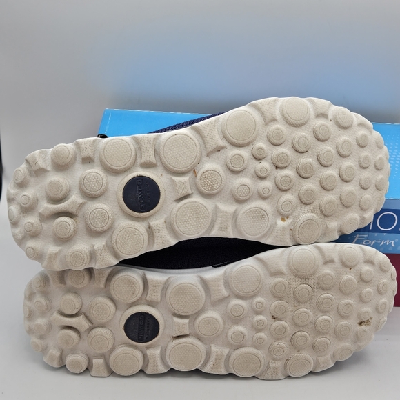 Sketchers go walk memory foam slipon navy dazzle shoes size 9.5 - Picture 12 of 16